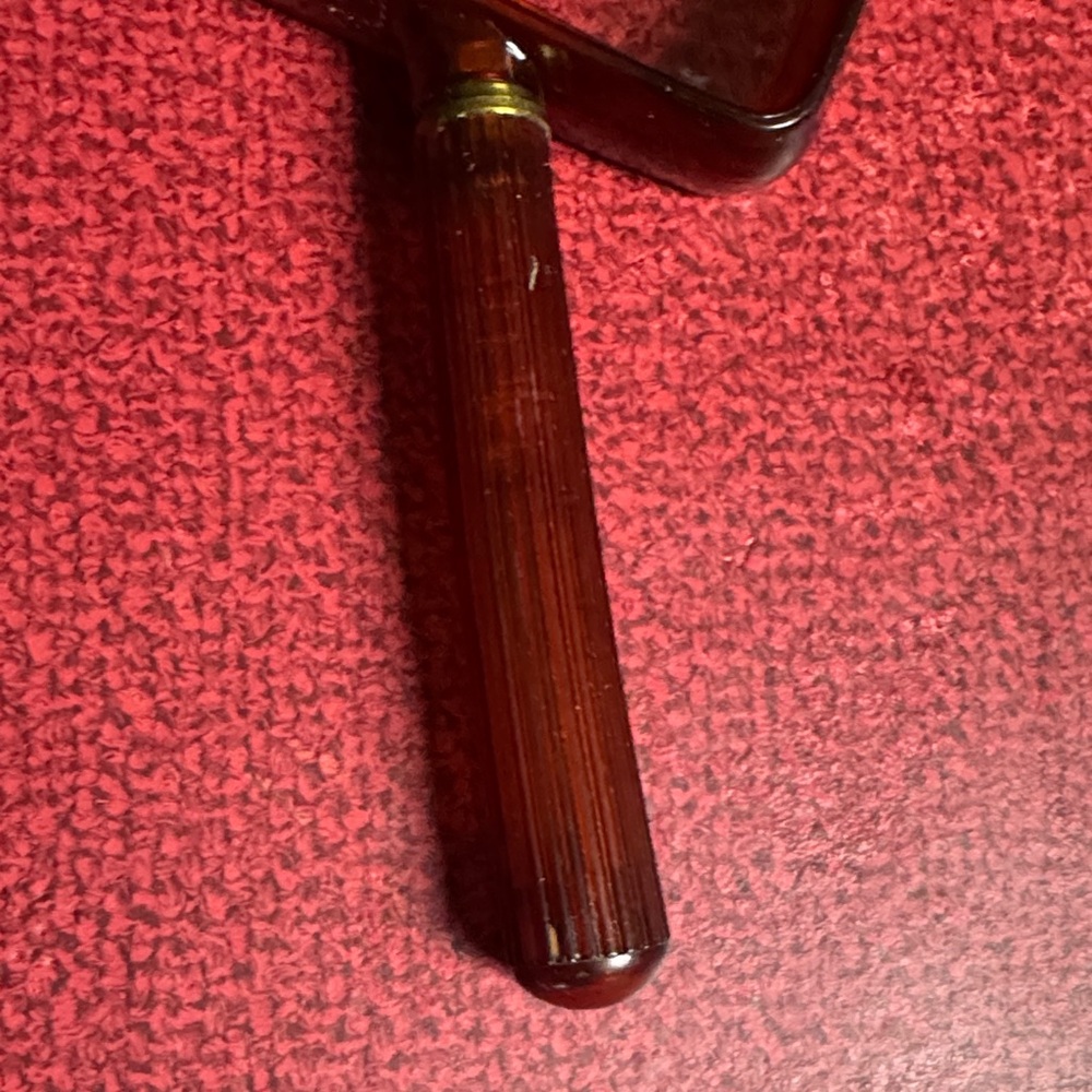 Vintage Bakelite Brown Magnifying Glass 4 1/2” - Picture 3 of 5